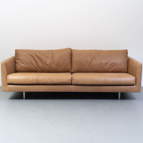 ACTIE! Montis Axel Bank 3,5-zits/218cm Buffaloleder - Cognac