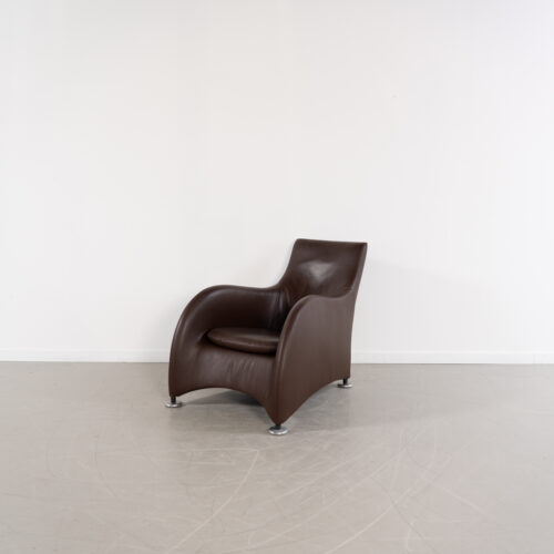 Montis Loge Fauteuil Donkerbruin Leer