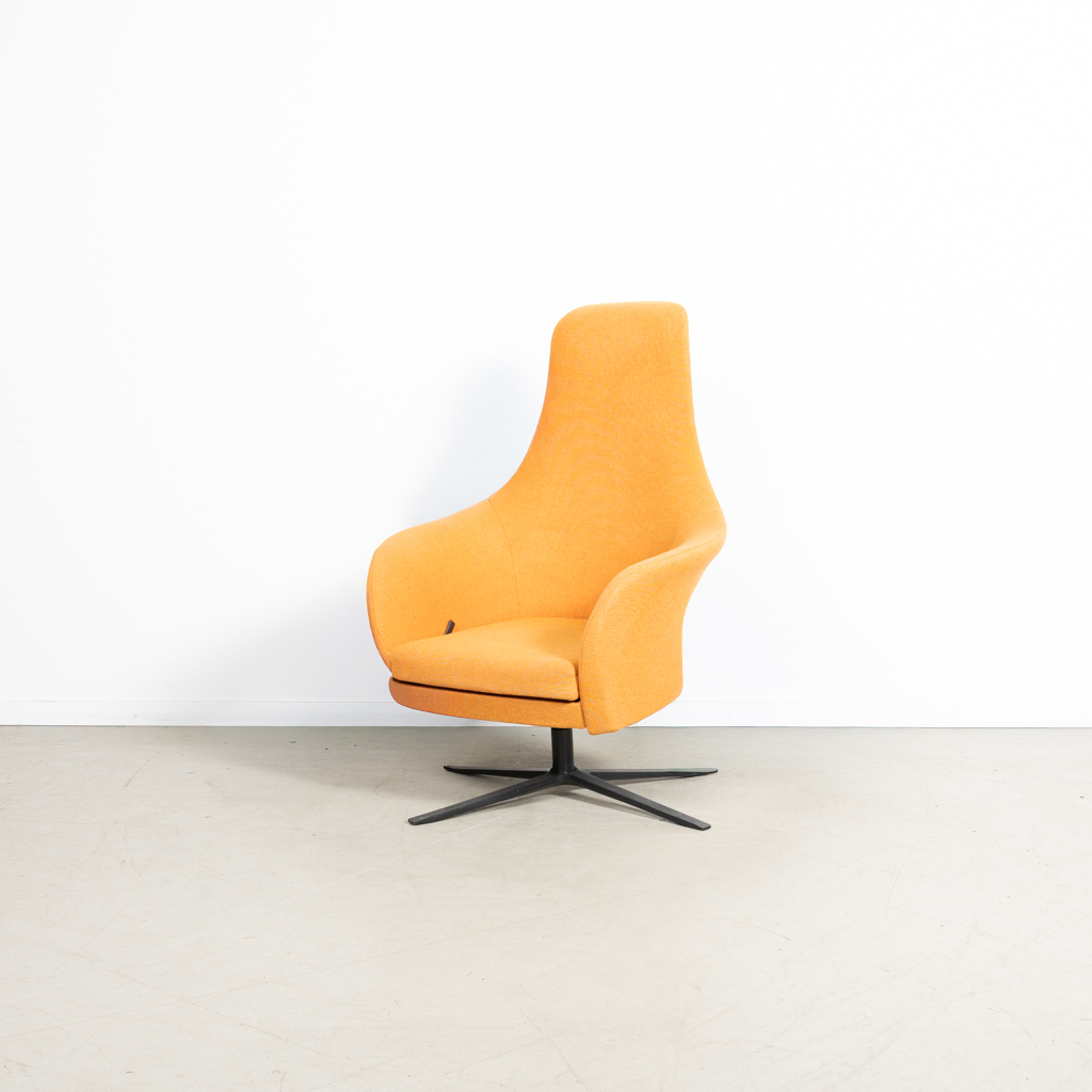 Montis Marvin Fauteuil Geel Stof