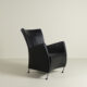 Montis Windy Fauteuil Zwart Leer - Grijs