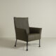Montis Charly Fauteuil Groen Leer - Zwart (Op Doppen)