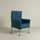 Montis Charly Fauteuil Turquoise Leer - Aluminium (Op Doppen)