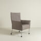 Montis Charly Fauteuil Grijs Leer - Aluminium (Op Doppen)