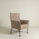 Montis Charly Fauteuil Rancho Stone Leer - Zwart (Op Doppen)
