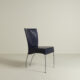 Montis Spica Stoel Donkerblauw Leer - Aluminium