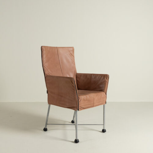 Montis Chaplin Camel Leer - Aluminium (Op Doppen)