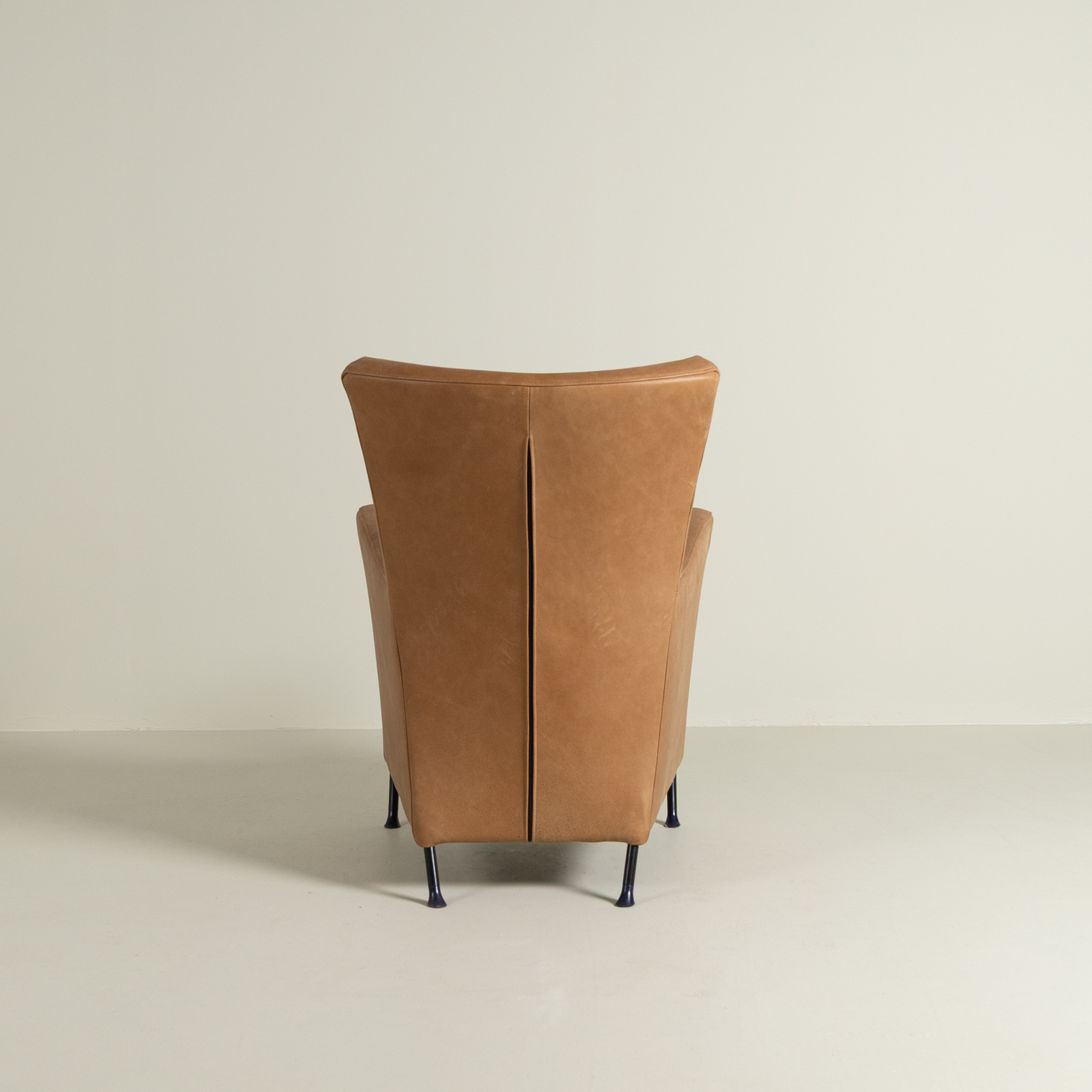 Montis Windy Fauteuil Cognac Buffalo Leer - Zwart