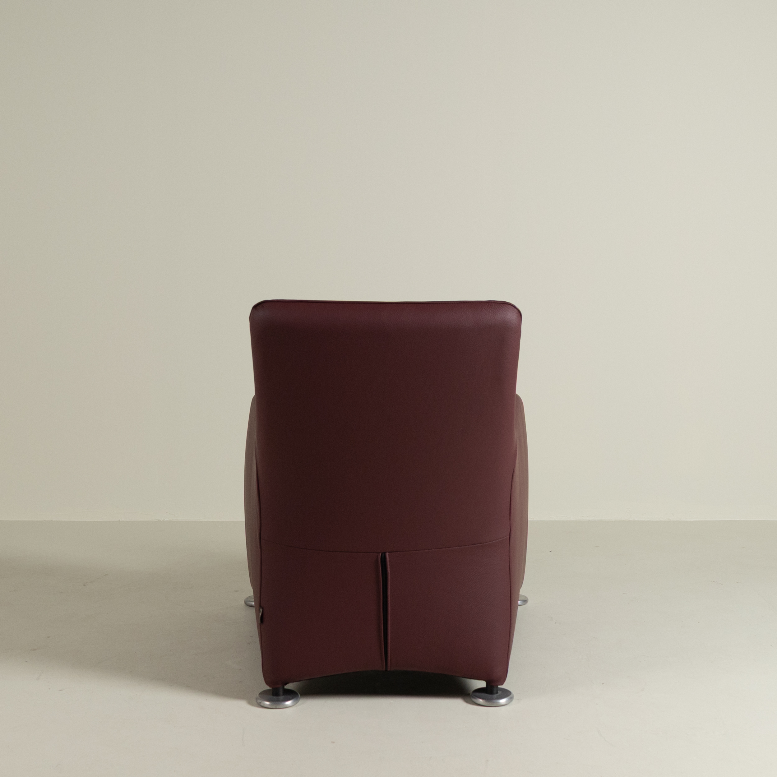 Montis Loge Fauteuil Bordeauxrood Leer