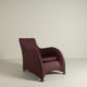 Montis Loge Fauteuil Bordeauxrood Leer