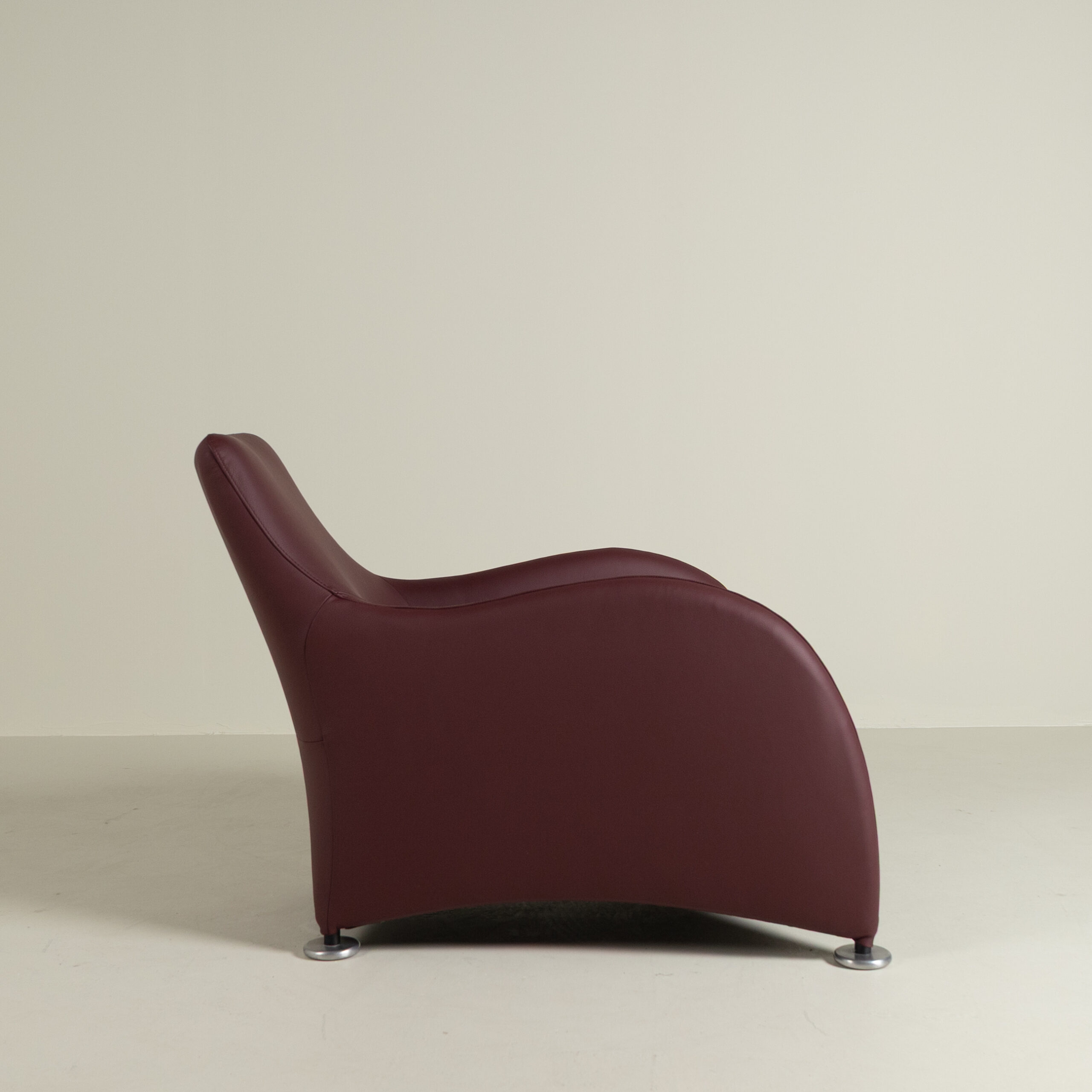 Montis Loge Fauteuil Bordeauxrood Leer