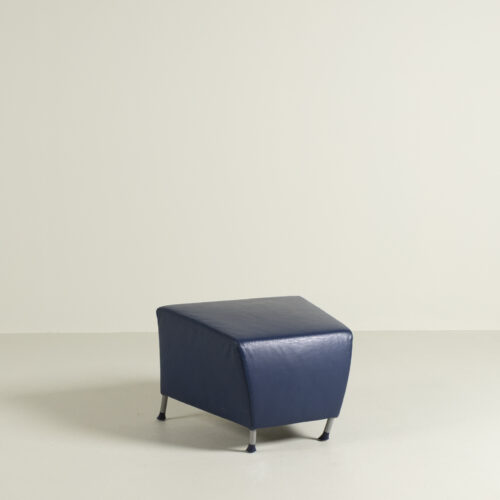 Montis Windy Hocker Blauw Leer