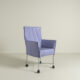 Montis Chaplin Stoel Paars Leer - Aluminium (Op Wielen)