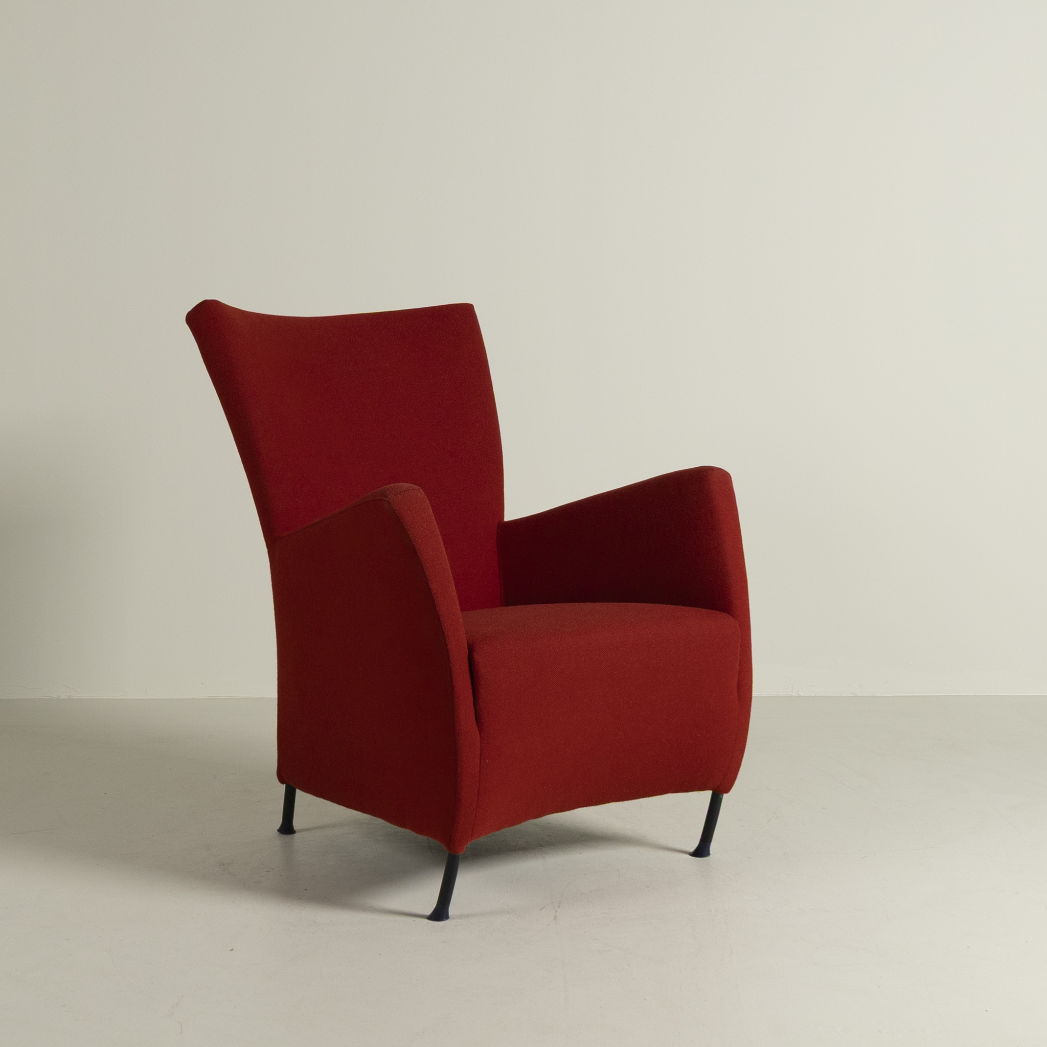 Montis Windy Fauteuil Rood Stof - Zwart